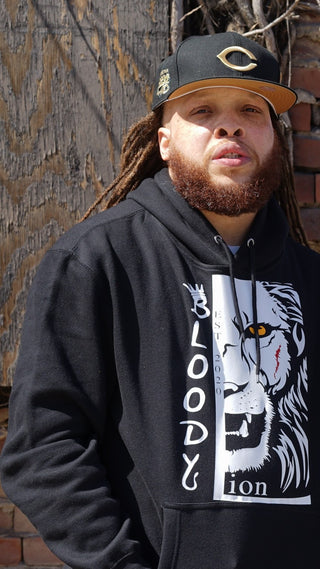 The Original Bloody Lion Black Hoodie